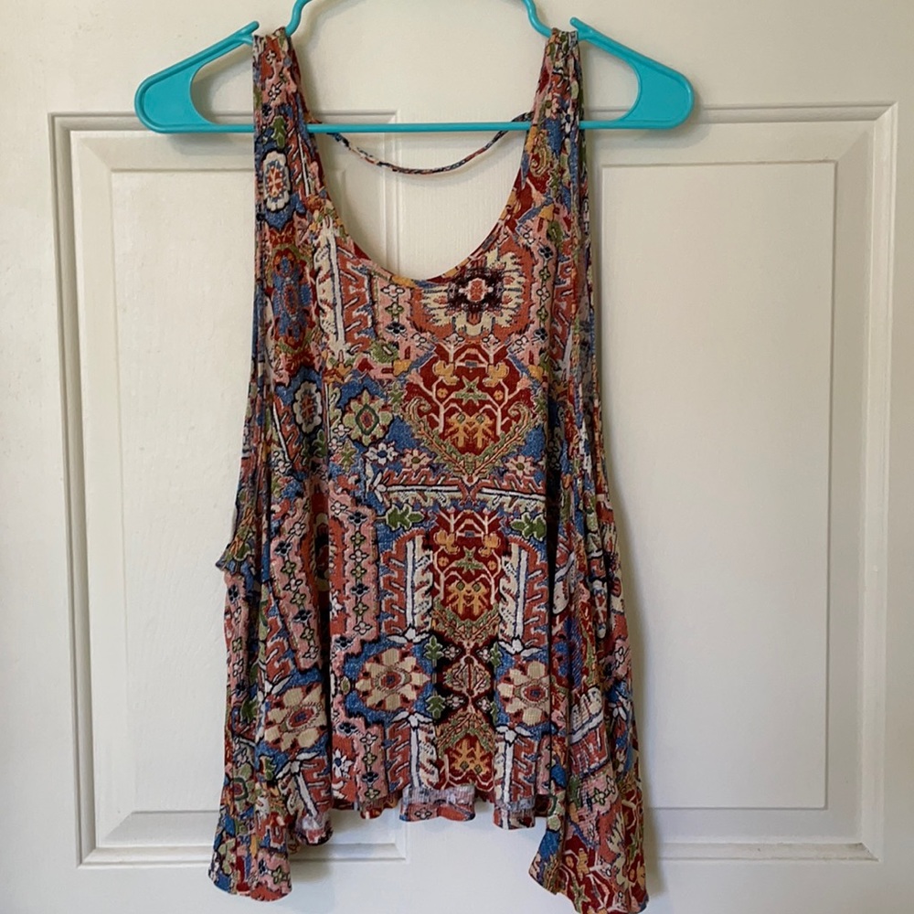 NWOT | Multicolor Low Back Tank